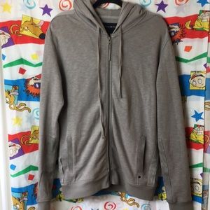 All saints Oversized Zip Up Hoodie